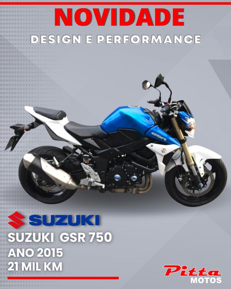 Suzuki Gsr 750a 2015 21 mil km